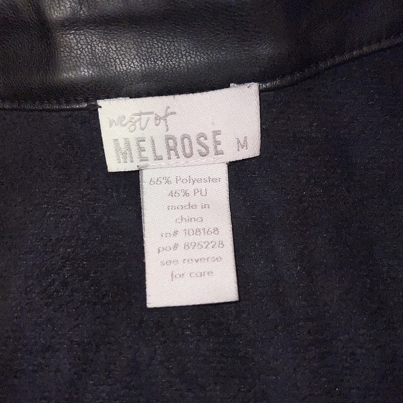 Black Leather Jacket - Picture 3 of 3